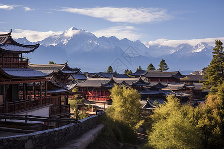 美丽的古老建筑图片