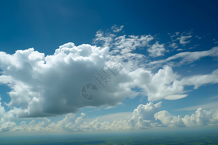 浩瀚的云海背景图片