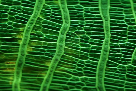 植物学研究的绿叶内胚层图片