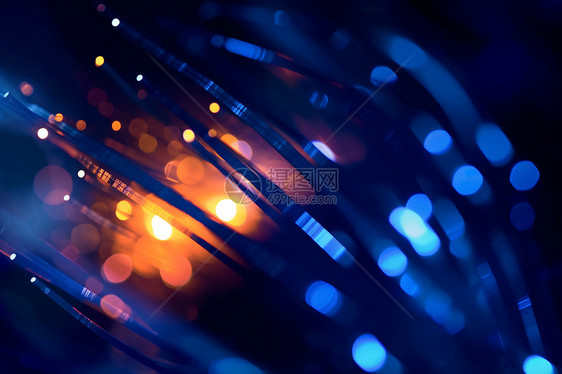 光纤网络的现代通信技术图片