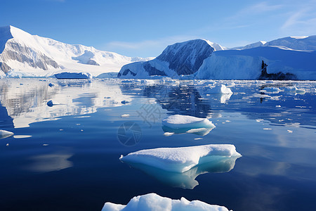 生态环境破坏导致的冰川融化图片