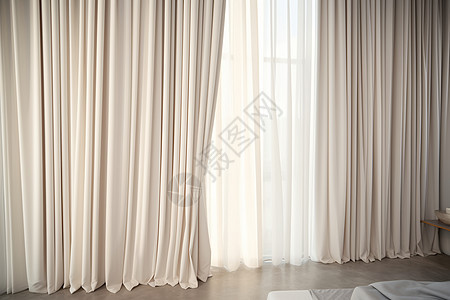 柔软布料的家居窗帘装饰图片