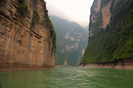 峡谷间的江流图片