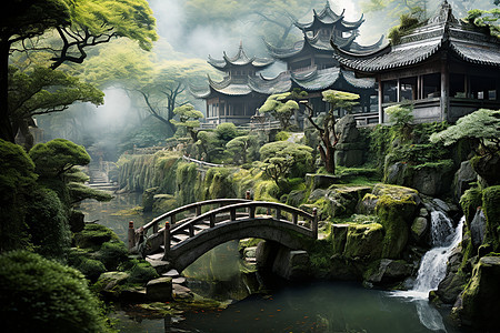 中国园林唯美风景图片