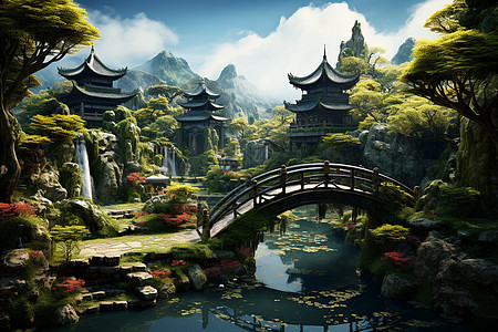 中国园林的艺术图片