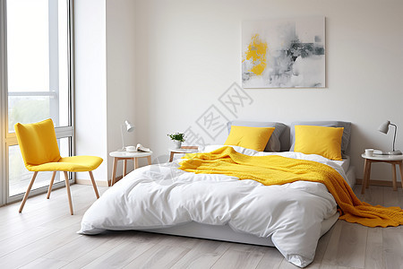 舒适的现代卧室图片