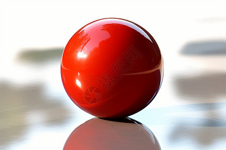 红色圆形球图片