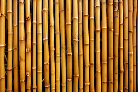 一排竹子图片