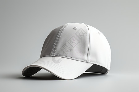 清新简洁的白色棒球帽图片