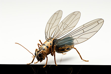 飞行的翅膀昆虫背景图片