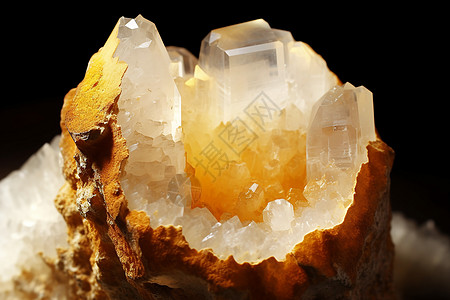 时光宝石奇妙的黄水晶石背景
