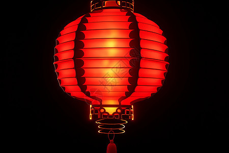庆祝春节的传统红灯笼图片