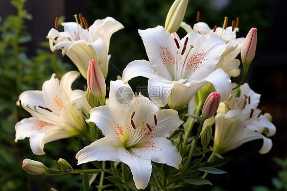 美丽的百合花图片