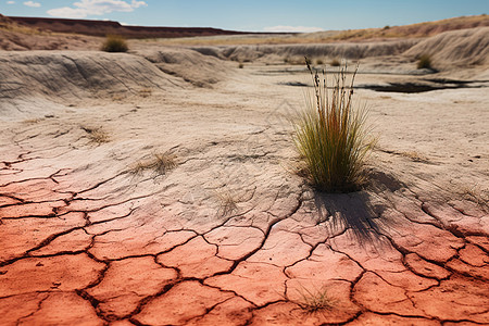 沙漠中的草背景图片