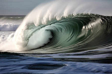 巨浪冲击海岸图片