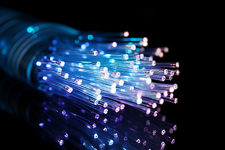 光纤网络的科技之光图片