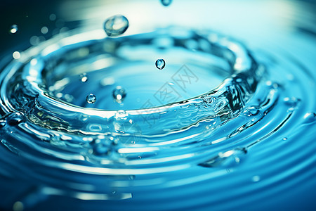 水珠折射的水滴图片