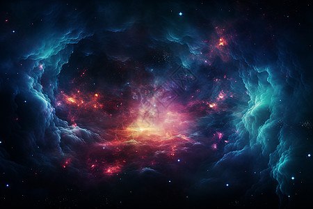 宇宙无限背景图片