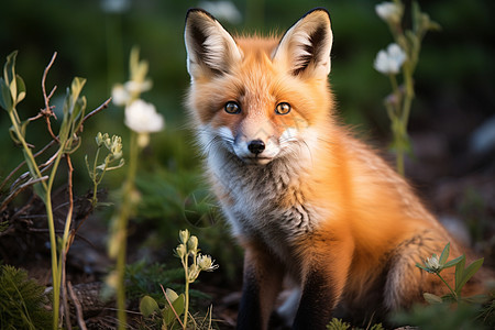 自然野生的狐狸图片