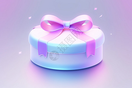甜蜜的彩色礼盒背景图片