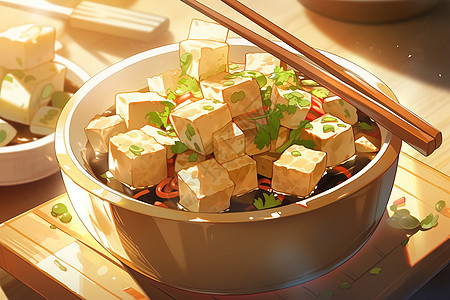 美味的豆腐图片