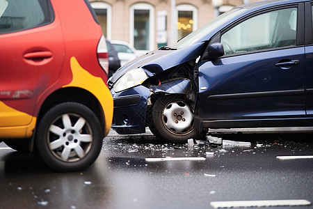 汽车相撞交通事故车相撞高清图片