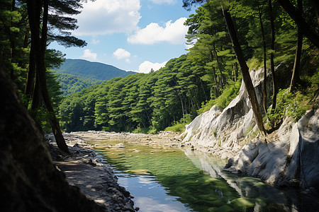 自然的湖光山色图片