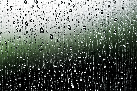 下雨天玻璃的模糊背景图片