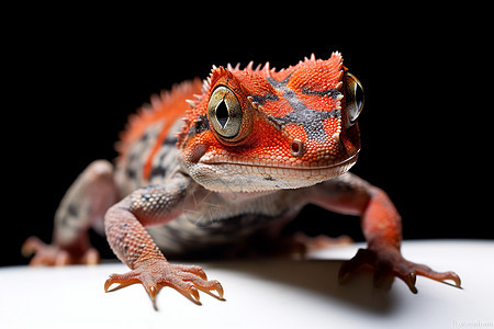 热带雨林中的蜥蜴动物图片