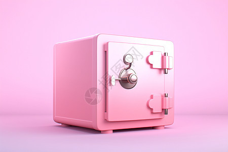 粉红色保险柜图片