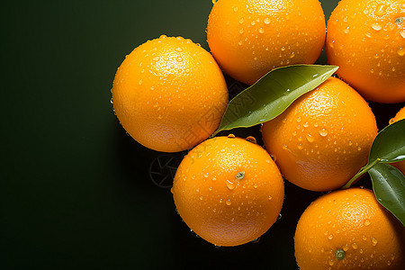 橙子采摘清新多汁的橙子背景