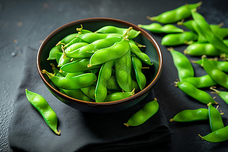 新鲜蔬菜毛豆图片