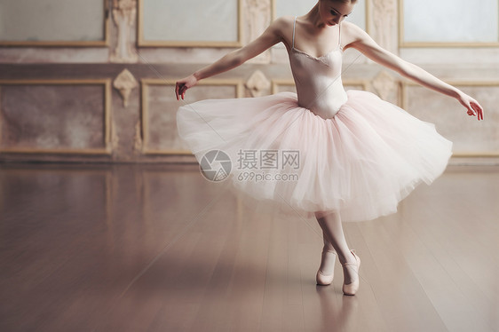 舞蹈室里的芭蕾舞演员图片