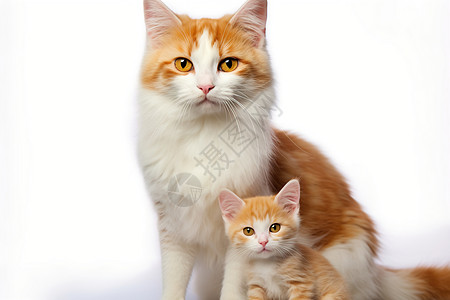 母猫和小猫咪图片