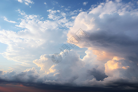 云层的奇幻景色图片