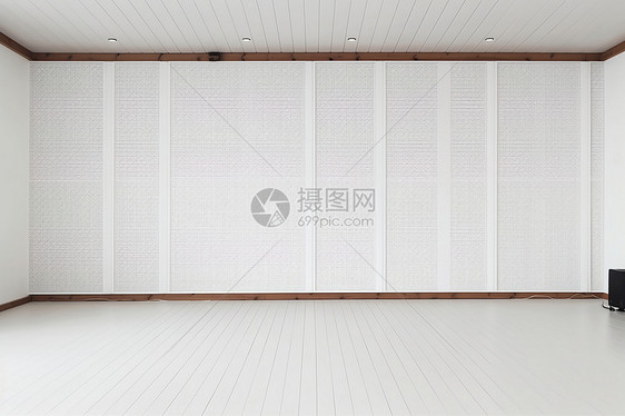 空白装饰的音乐室图片