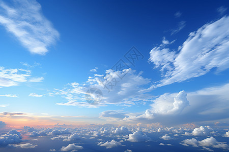 天空中美丽的云朵图片