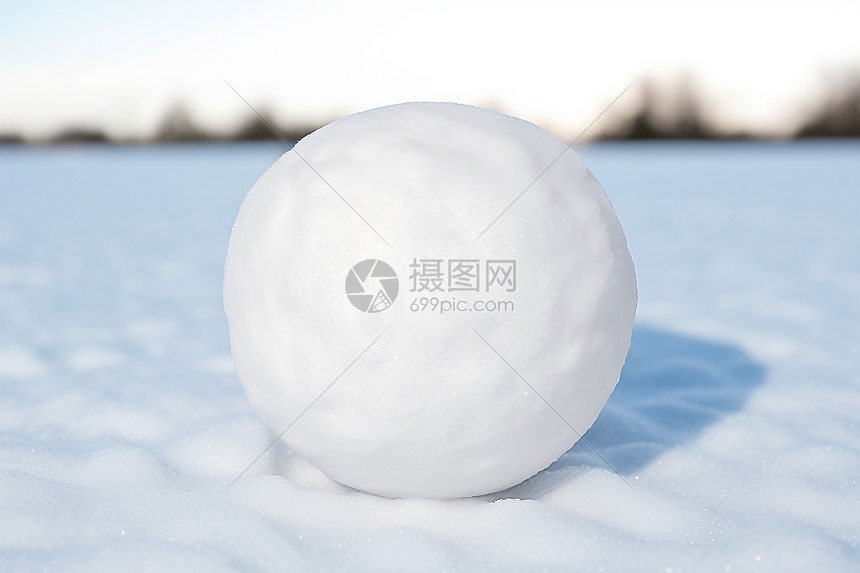 巨大的雪球图片