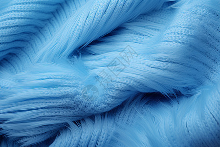 蓝色的棉花植物图片
