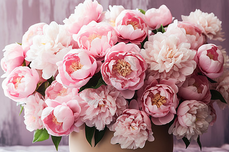 美丽的粉色花束背景图片