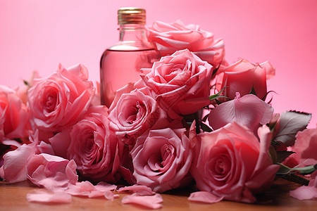 粉色玫瑰的浪漫图片