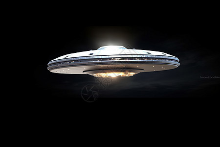 创新科技的外星飞船概念图背景图片