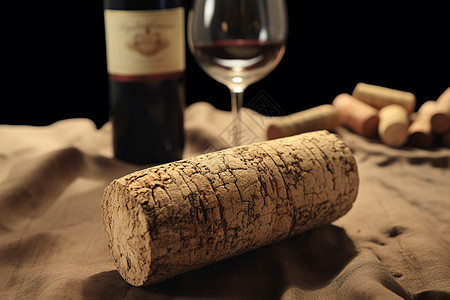 酒单设计葡萄酒和几个软木塞背景