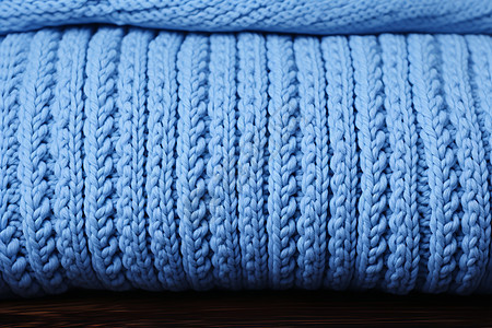 一条蓝色毯子图片
