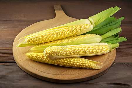 健康饮食的黄玉米图片