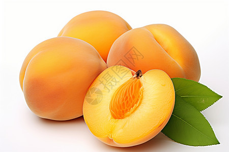 熟透多汁的桃子图片