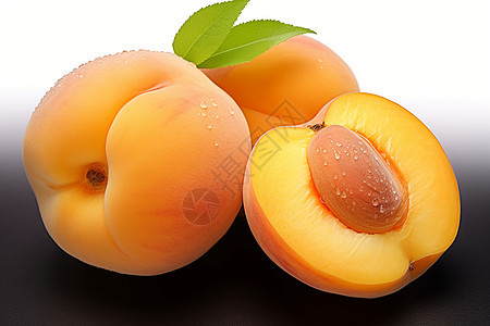 美味多汁的桃子图片