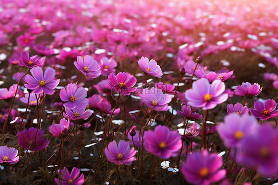 梦幻的花海图片