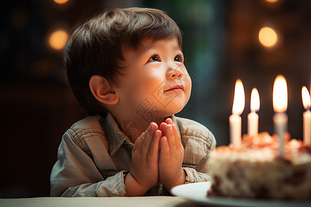 过生日的小男孩图片