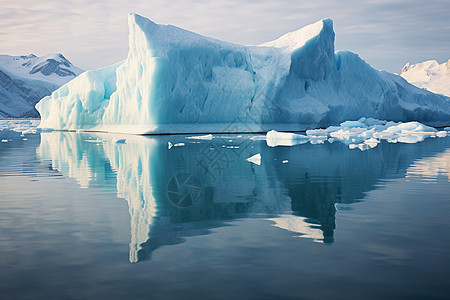 环境污染导致的冰川融化图片